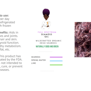 Full Spectrum Seamoss by Naturally Good and Green