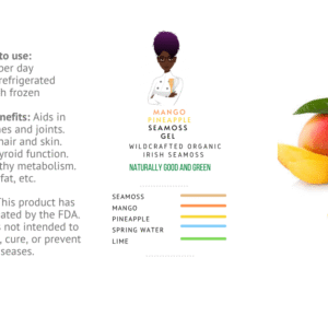 Mango Pineapple Seamoss by Naturally Good and Green