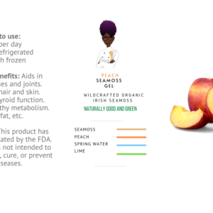 Peach Seamoss by Naturally Good and Green