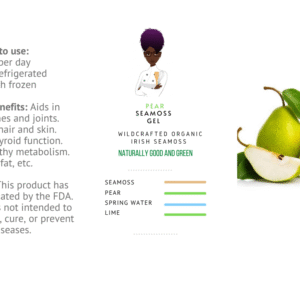 Pear Seamoss by Naturally Good and Green