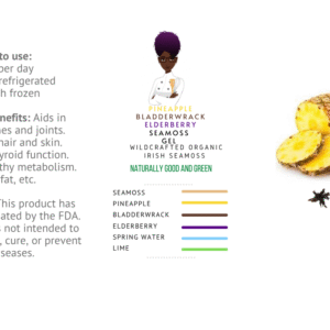 Pineapple Bladderwrack Elderberry Seamoss by Naturally Good and Green