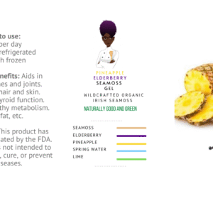 Pineapple Elderberry Seamoss by Naturally Good and Green