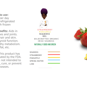 Strawberry Pineapple Seamoss by Naturally Good and Green