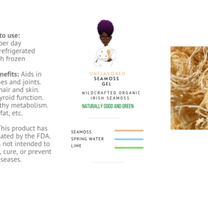 Unflavored Seamoss by Naturally Good and Green